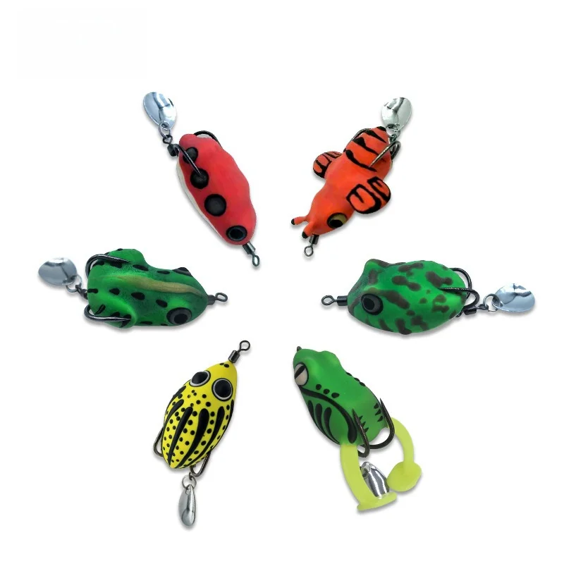 Новинка 2024 года, приманка для лягушки с блестками, 4 см-5 г/7 г, 3,5 см-4,5 г/5 г, двойной крючок с поворотной лягушкой, имитирующая приманку для рыболовной лягушки
Новинка 2024 года, приманка для лягушки с блестками, 4 см-5 г/7 г, 3,5 см-4,5 г/5 г, двойной крючок с поворотной лягушкой, имитирующая приманку для рыболовной лягушки