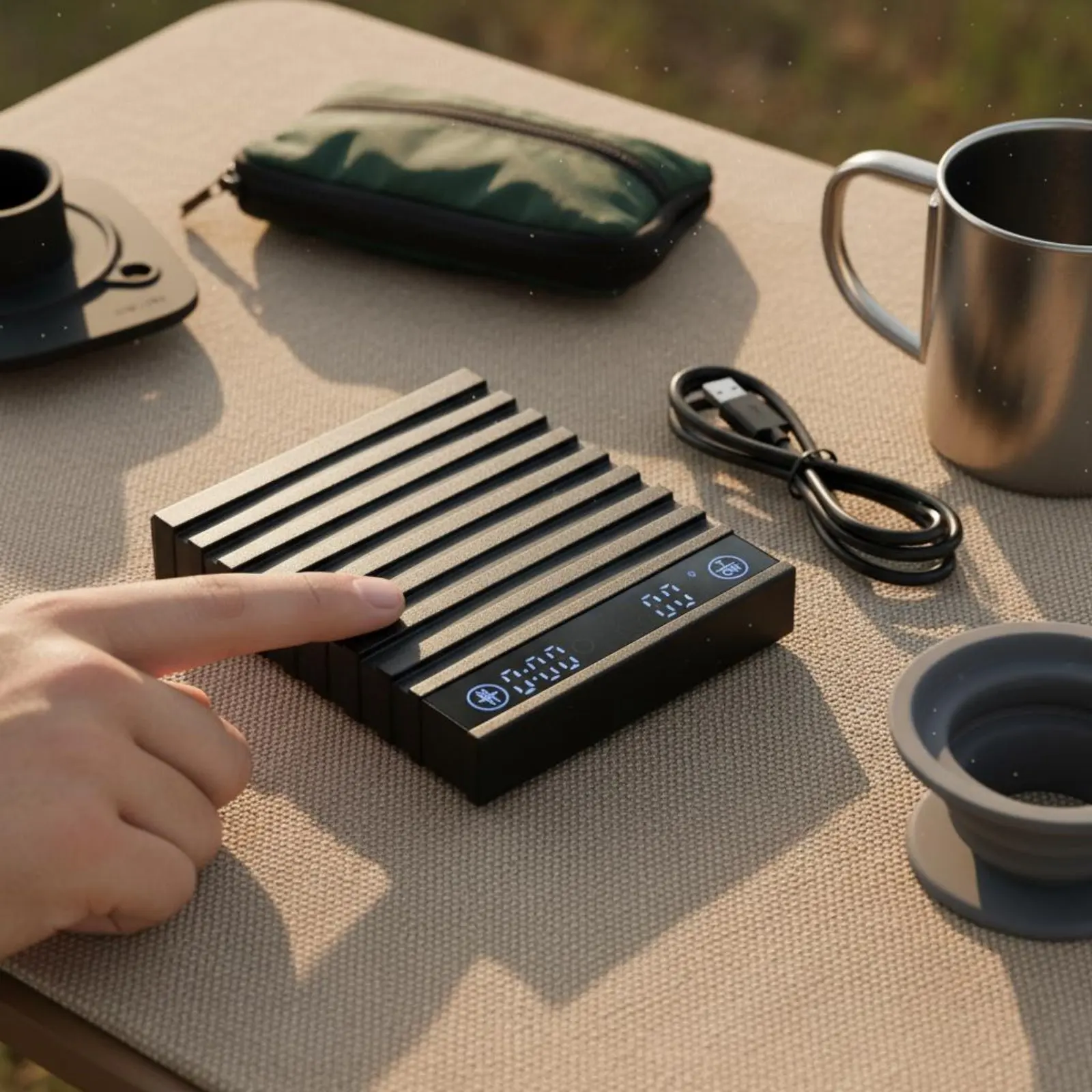 Mini Pocket Coffee Scale Compact Design Rechargeable Waterproof Coffee Scale Precise Weighing for Home Baristas, Travel
Mini Pocket Coffee Scale Compact Design Rechargeable Waterproof Coffee Scale Precise Weighing for Home Baristas, Travel
