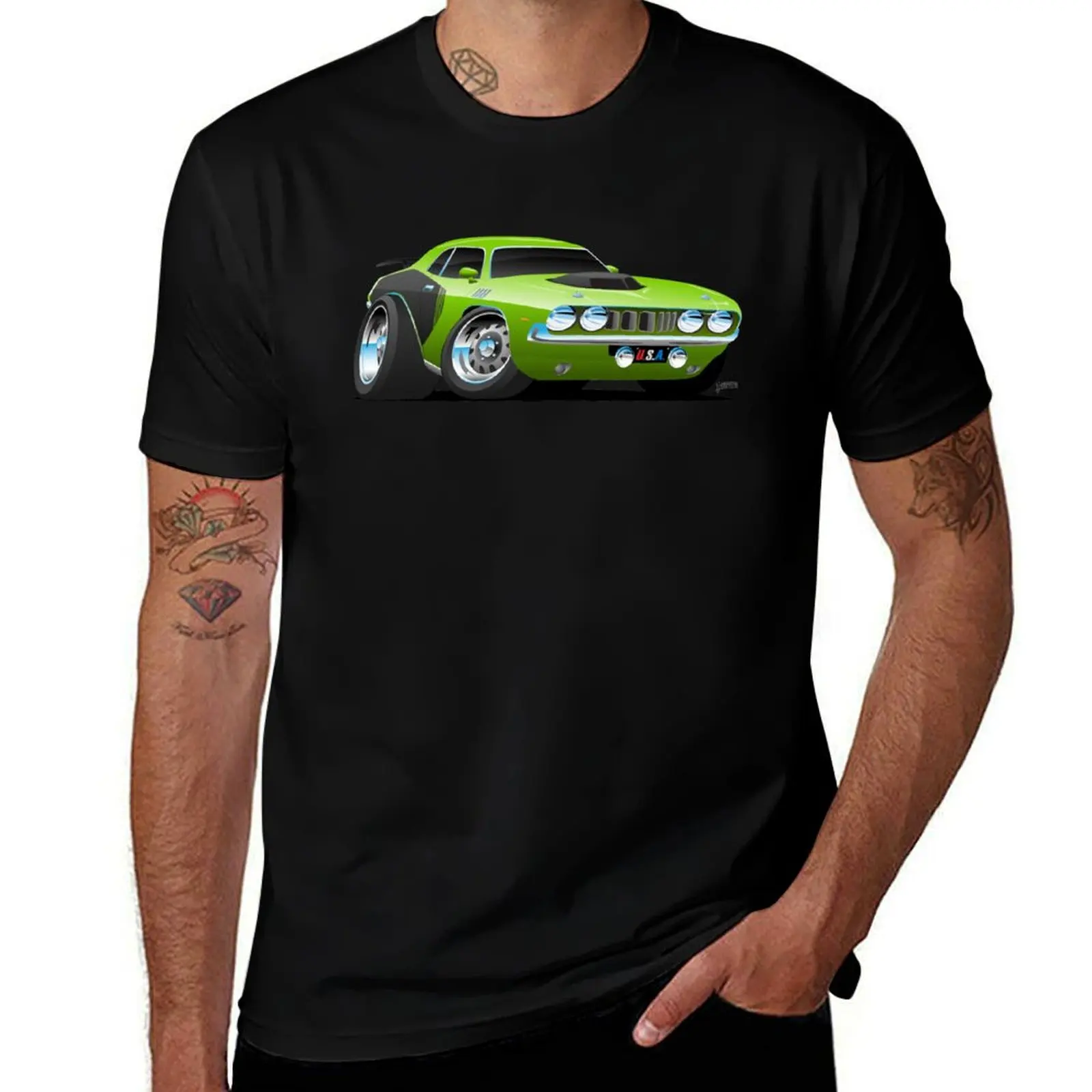 Classic Seventies Style American Muscle Car Cartoon T-Shirt plus sizes tops vintage mens graphic t-shirts funny
Classic Seventies Style American Muscle Car Cartoon T-Shirt plus sizes tops vintage mens graphic t-shirts funny