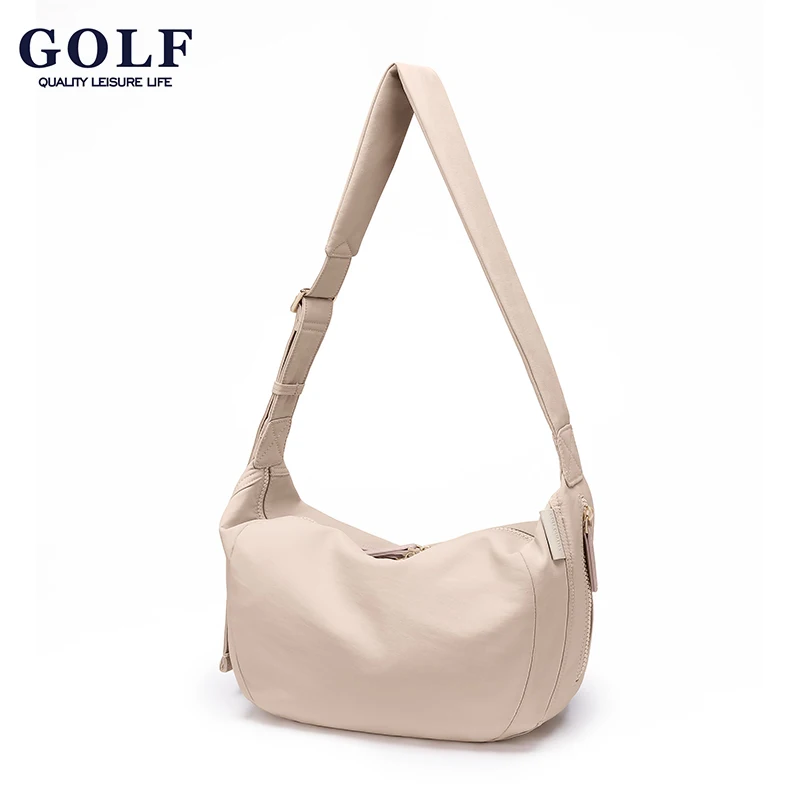 GOLF Fashionable Women's Crossbody Bag Waterproof Single Shoulder Bag Oxford Cloth Sling Bag Lightweight Solid Color Casual Bag
GOLF Fashionable Women's Crossbody Bag Waterproof Single Shoulder Bag Oxford Cloth Sling Bag Lightweight Solid Color Casual Bag