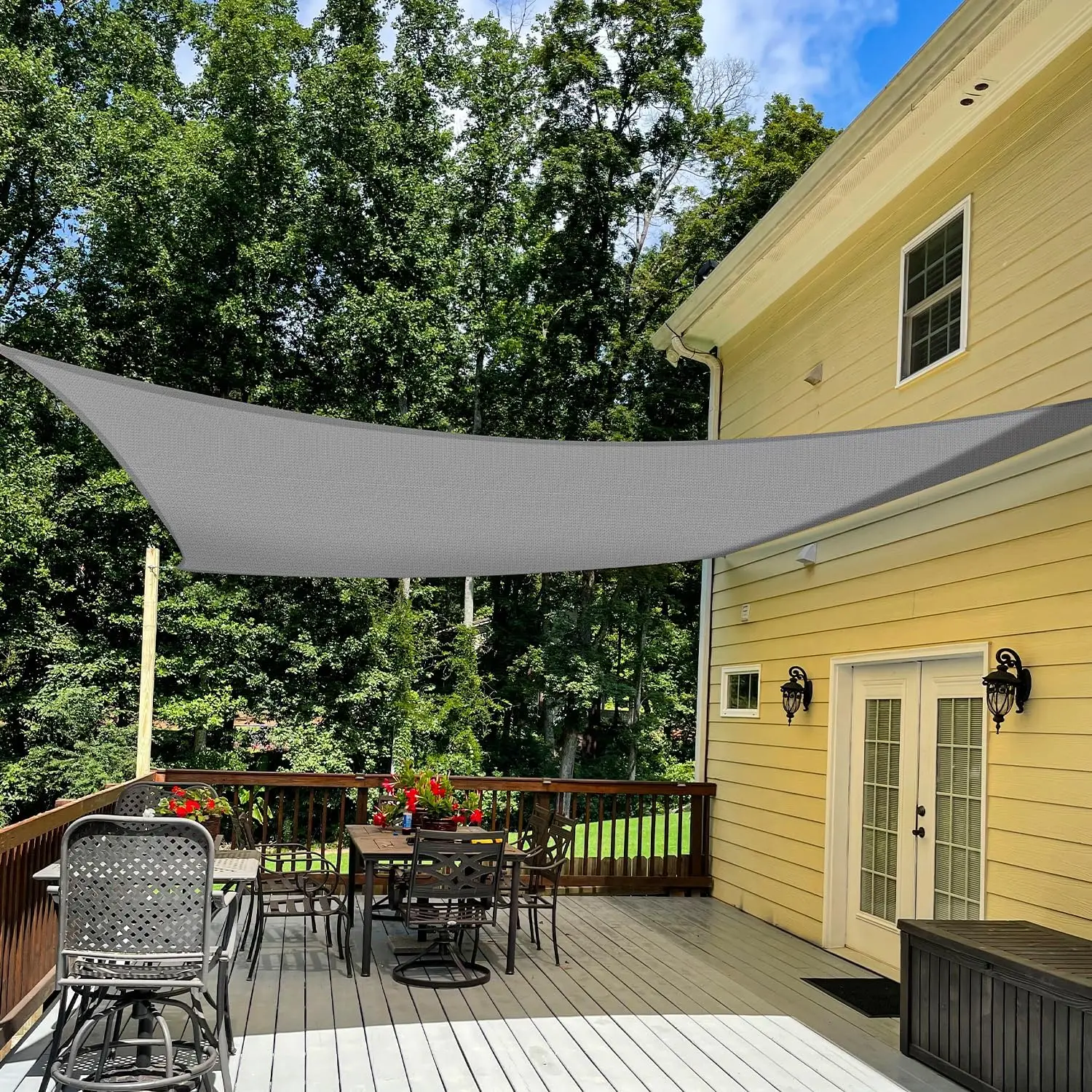 10' x 12' Sun Shade Sail Rec le Outdoor Canopy UV Block Sunshades for , Square Shade Cloth for Backyard Porch Deck Garden
10' x 12' Sun Shade Sail Rec le Outdoor Canopy UV Block Sunshades for , Square Shade Cloth for Backyard Porch Deck Garden