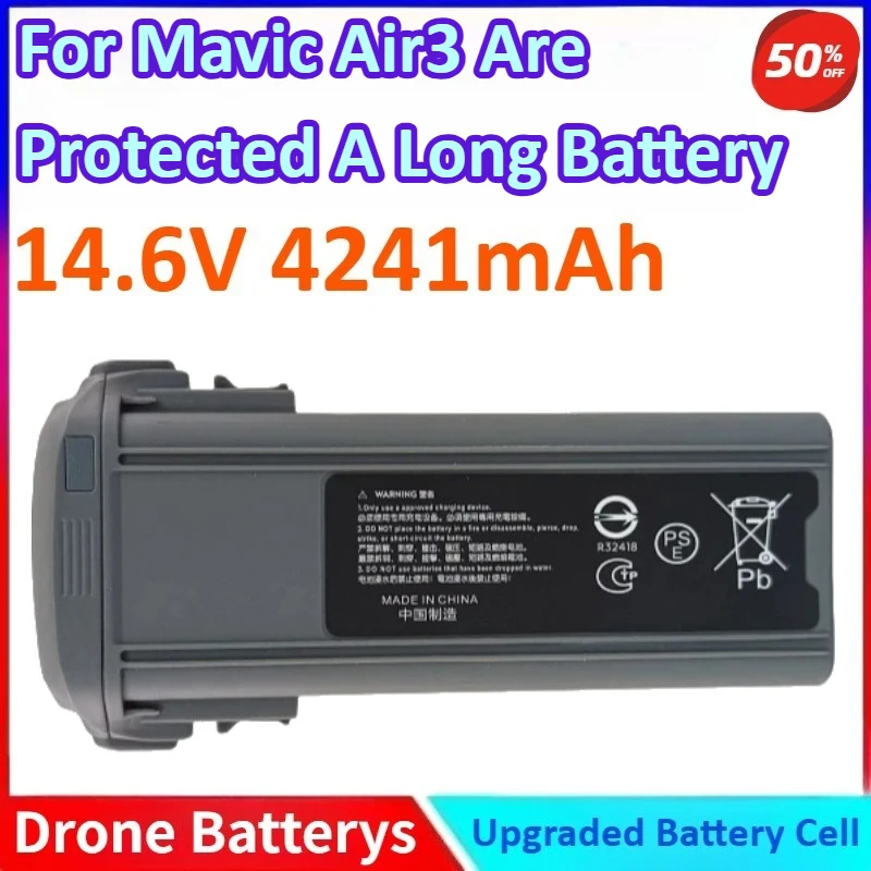 14.6V 4241mAh The All-new Drone's Intelligent Flight Battery Cells for Mavic Air3 Are Protected A Long Battery Life of 0 Cycles
14.6V 4241mAh The All-new Drone's Intelligent Flight Battery Cells for Mavic Air3 Are Protected A Long Battery Life of 0 Cycles