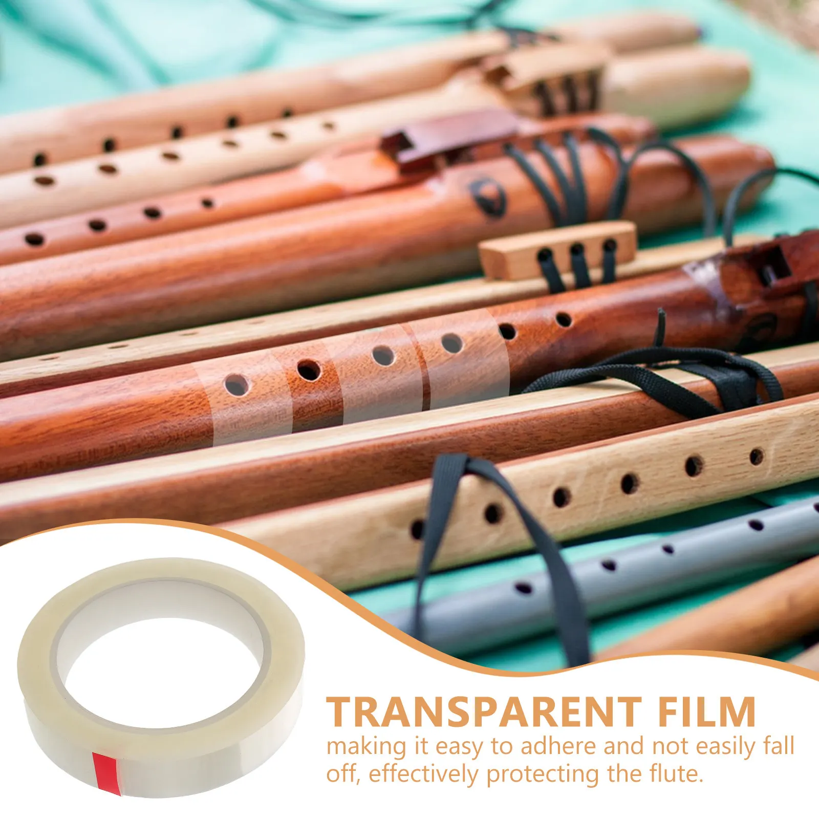Self Adhesive Bamboo Flute Membrane 66M Ultra Thin Transparent Dizi Film for Music Practice Beginners Bamboo Flute
Self Adhesive Bamboo Flute Membrane 66M Ultra Thin Transparent Dizi Film for Music Practice Beginners Bamboo Flute