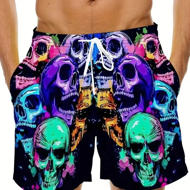 Мужские спортивные пляжные шорты, летние свободные повседневные брюки с 3D-принтом и мультяшным рисунком
Мужские спортивные пляжные шорты, летние свободные повседневные брюки с 3D-принтом и мультяшным рисунком