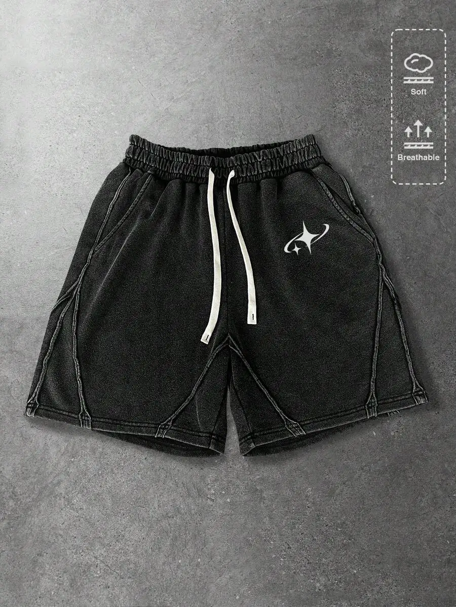 Men Casual Elastic Waist Drawstring Loose Street Shorts Spring Summer
Men Casual Elastic Waist Drawstring Loose Street Shorts Spring Summer