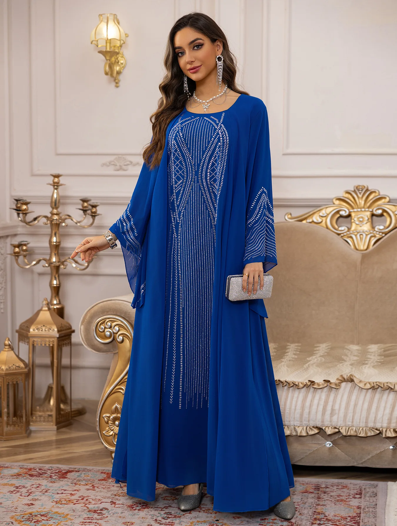 Dubai Kaftan Diamonds Abaya Muslim Maxi Dress for Women Turkey Caftan Femme Party Islam Kebaya Longue Vestidos Kaftan Largo Gown
Dubai Kaftan Diamonds Abaya Muslim Maxi Dress for Women Turkey Caftan Femme Party Islam Kebaya Longue Vestidos Kaftan Largo Gown
