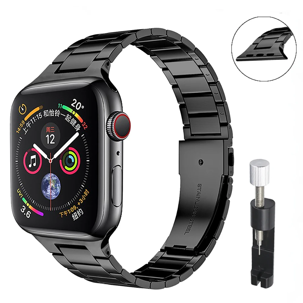 Metal Strap for Apple Watch Ultra 8 7 49mm 45mm 41mm 654SE 44 40mm Stainless Steel Replacement Wristband for Iwatch 32 42mm 38mm
Metal Strap for Apple Watch Ultra 8 7 49mm 45mm 41mm 654SE 44 40mm Stainless Steel Replacement Wristband for Iwatch 32 42mm 38mm