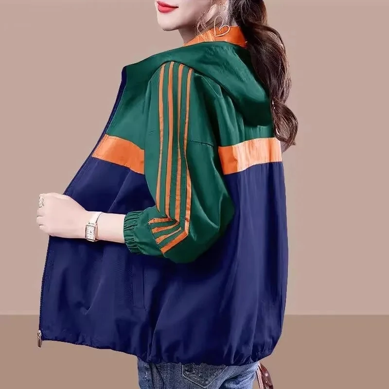 Ice Silk Hooded Sun Protection Clothing Coat Women2025Summer New Overcoat Large Size Sunscreens Jacket Breathable Outwear Female
Ice Silk Hooded Sun Protection Clothing Coat Women2025Summer New Overcoat Large Size Sunscreens Jacket Breathable Outwear Female
