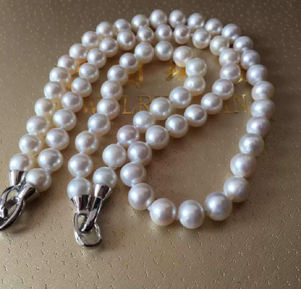 Beautiful Pearl AAAA8-9mm Natural South Sea Pearl Necklace 18in+Bracelet 7.5-8in/925s
Beautiful Pearl AAAA8-9mm Natural South Sea Pearl Necklace 18in+Bracelet 7.5-8in/925s