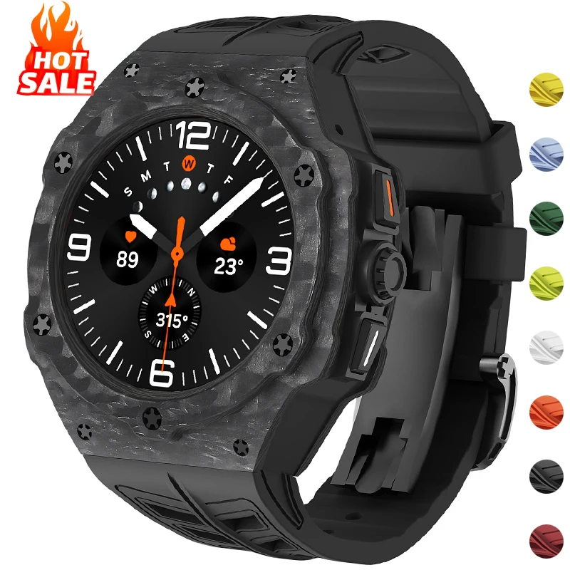 Luxury Carbon Fiber Modification Kit for Samsung Galaxy Watch 7Ultra (2025) Silicone Strap for Galaxy Ultra 47MM Accessories
Luxury Carbon Fiber Modification Kit for Samsung Galaxy Watch 7Ultra (2025) Silicone Strap for Galaxy Ultra 47MM Accessories