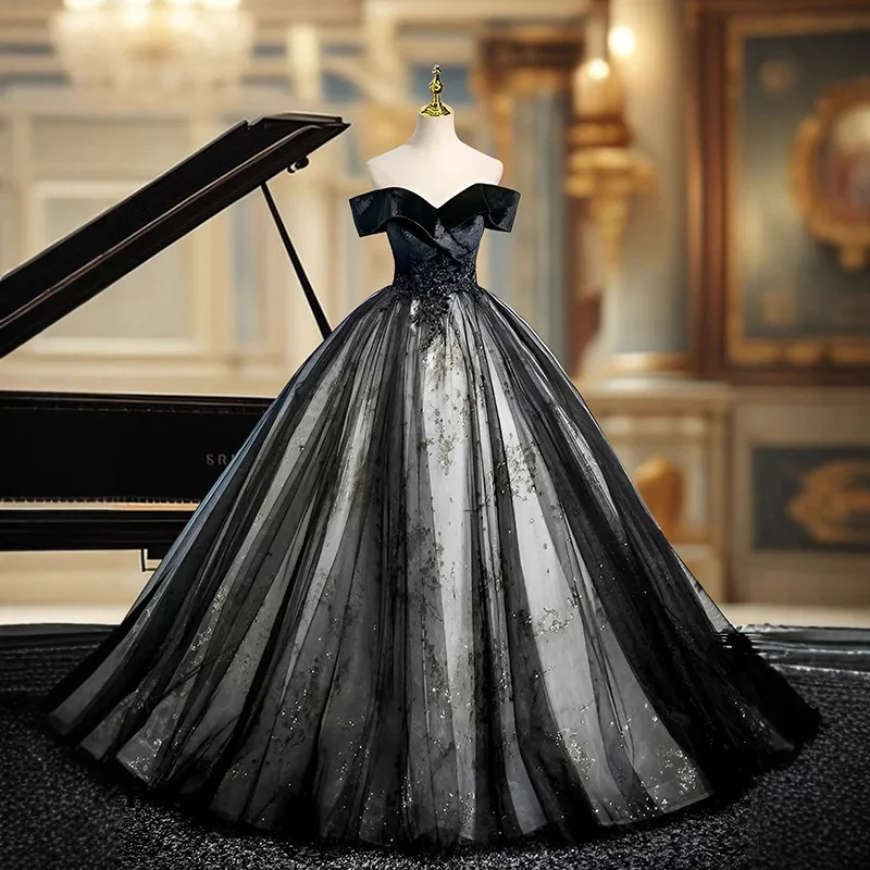 2026 Women's One Shoulder Evening Dress, Fashionable and Slimming, Host of the Banquet Annual Meeting, Bareback Strap Long Dress
2026 Women's One Shoulder Evening Dress, Fashionable and Slimming, Host of the Banquet Annual Meeting, Bareback Strap Long Dress