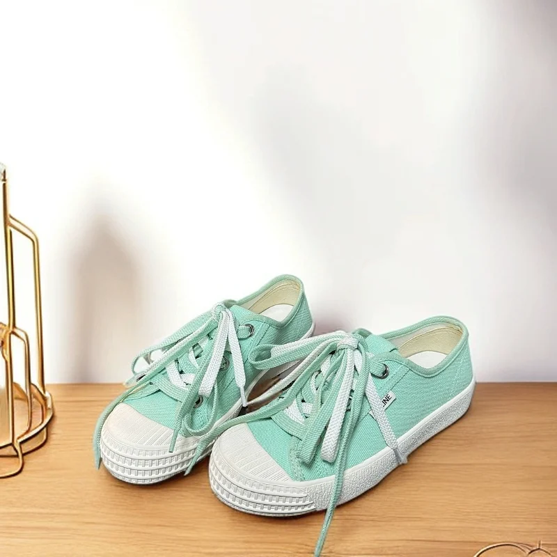 2025 new womens canvas shoes Korean version Harajuku style versatile lace up casual shoes Green thick soled trendy shoes
2025 new womens canvas shoes Korean version Harajuku style versatile lace up casual shoes Green thick soled trendy shoes