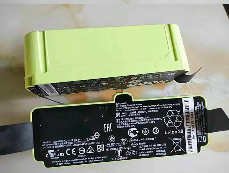 Оригинальный аккумулятор для уборочной машины iRobot 805 860 870 880 890 960 980 1800 мАч
Оригинальный аккумулятор для уборочной машины iRobot 805 860 870 880 890 960 980 1800 мАч