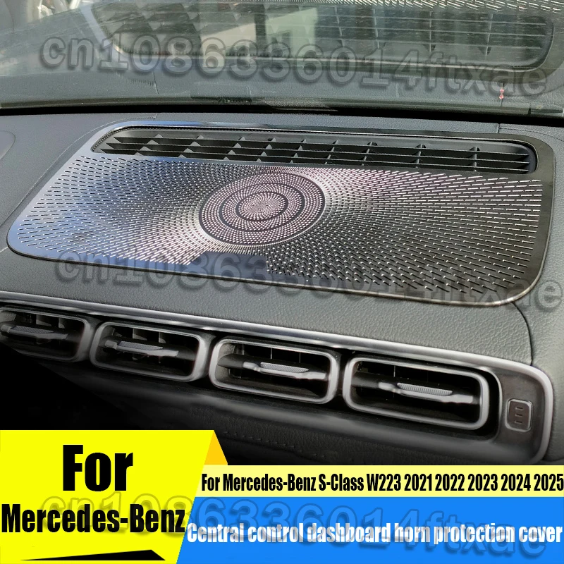 For Mercedes-Benz S-Class W223 2021-2025 central control dashboard horn dust cover car interior protection modification parts
For Mercedes-Benz S-Class W223 2021-2025 central control dashboard horn dust cover car interior protection modification parts