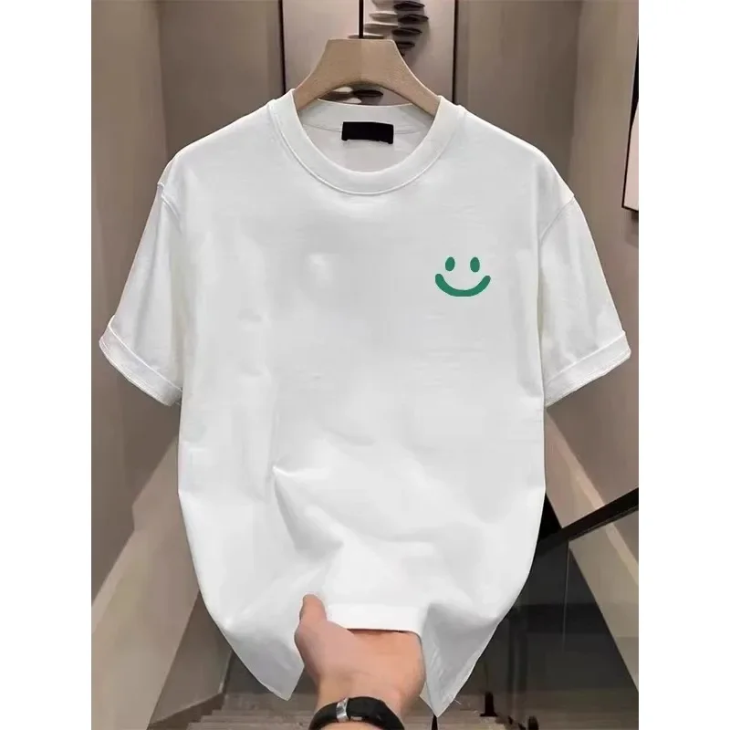 Smiling Face Tee Men's Summer Fashion Crew Neck Loose Short Sleeve Casual Shirt Breathable Cotton Blend Funny Graphic Streetwear
Smiling Face Tee Men's Summer Fashion Crew Neck Loose Short Sleeve Casual Shirt Breathable Cotton Blend Funny Graphic Streetwear