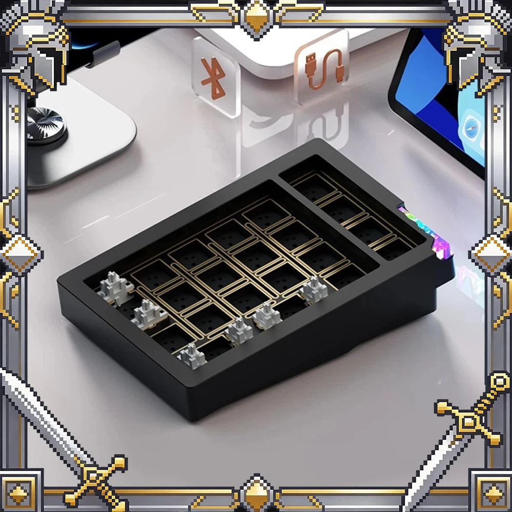 WEIKAV Stars21 Keyboard Kit Top Cocoon Breaking Atmosphere Lamp Keyboard Kit Three-Mode Connection Support QMK VIA For Gifts
WEIKAV Stars21 Keyboard Kit Top Cocoon Breaking Atmosphere Lamp Keyboard Kit Three-Mode Connection Support QMK VIA For Gifts