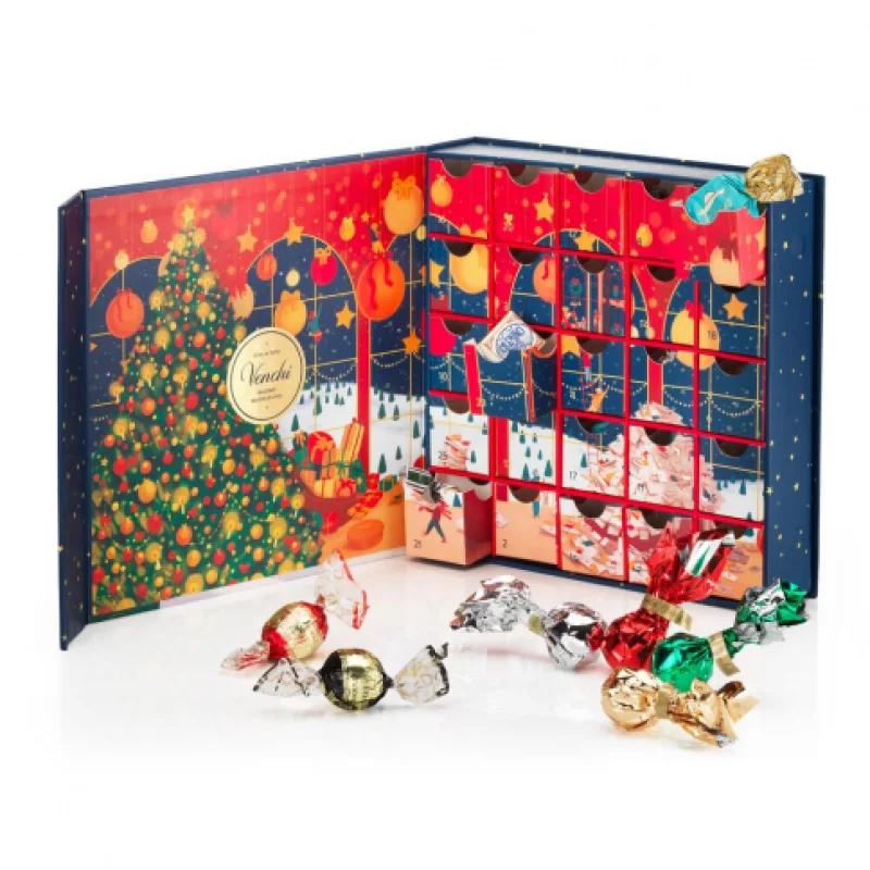 custom Christmas Recyclable divider chocolate christmas calendar packaging price christmas advent calendar gift candy box
custom Christmas Recyclable divider chocolate christmas calendar packaging price christmas advent calendar gift candy box