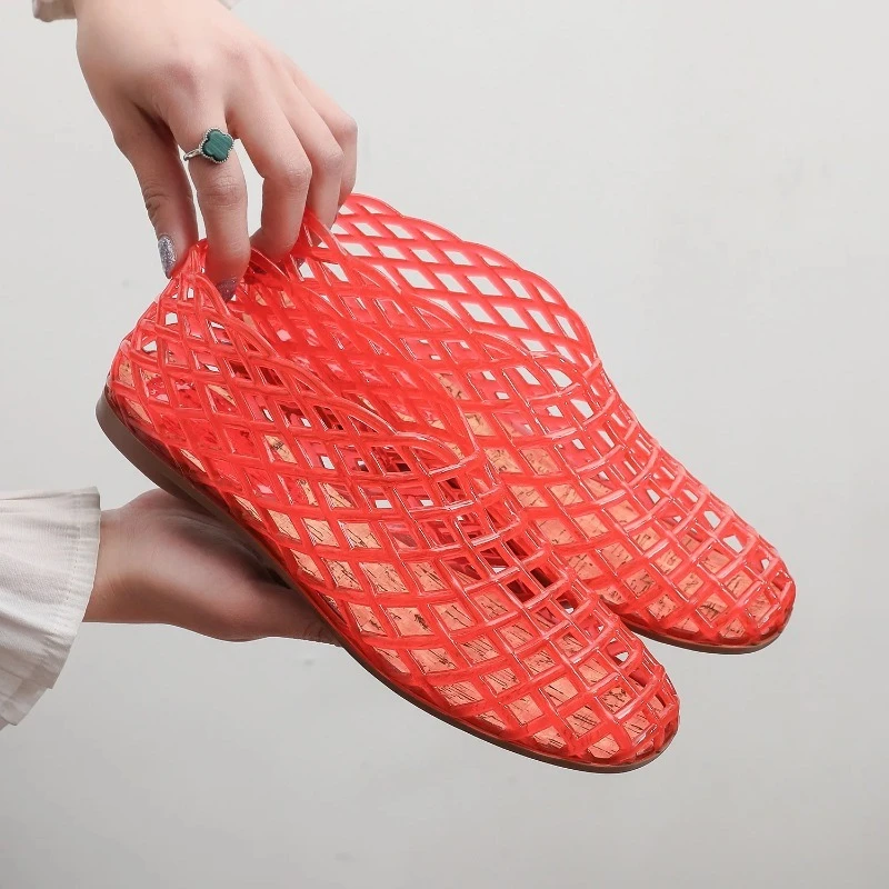 New 2026 Women Leisure Jelly Sandals Cut-out Soft PVC Breathable Summer Flat Shoes Close Toe Female Street Flats
New 2026 Women Leisure Jelly Sandals Cut-out Soft PVC Breathable Summer Flat Shoes Close Toe Female Street Flats