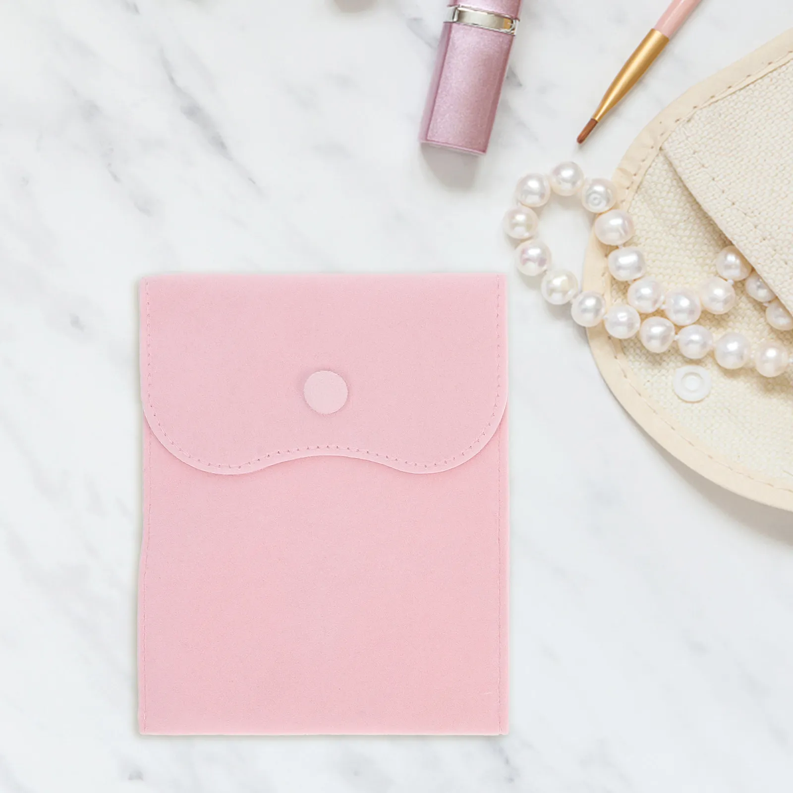 5Pcs Small Jewelry Pouch Set Minimalist Design Snap Closure Bag for Watch Brooch Beads Portable Storage Solutions
5Pcs Small Jewelry Pouch Set Minimalist Design Snap Closure Bag for Watch Brooch Beads Portable Storage Solutions