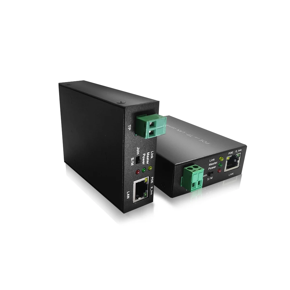 Конвертер Ethernet 2026 для передачи данных на большие расстояния (500 метров) по витой паре (2 провода), 100 Мбит/с, 48 В постоянного тока, PoE-удлинитель 802.3at для IP-камер
Конвертер Ethernet 2026 для передачи данных на большие расстояния (500 метров) по витой паре (2 провода), 100 Мбит/с, 48 В постоянного тока, PoE-удлинитель 802.3at для IP-камер