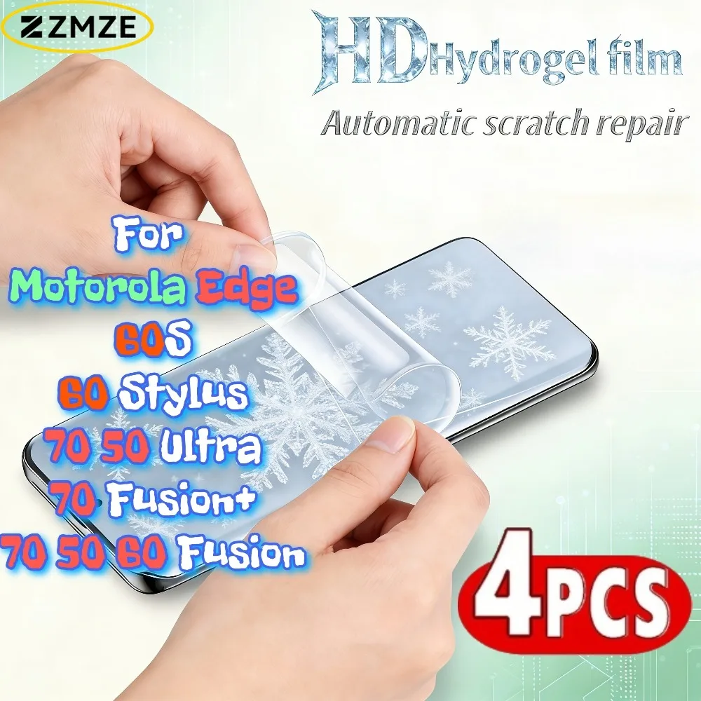 4 шт. защитных пленок для экрана Motorola Edge 60 Stylus 60S 70 50 Ultra 70 60 50 Fusion + HD прозрачная гидрогелевая пленка
4 шт. защитных пленок для экрана Motorola Edge 60 Stylus 60S 70 50 Ultra 70 60 50 Fusion + HD прозрачная гидрогелевая пленка