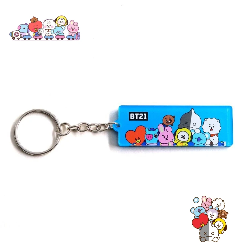BT21 anime cartoon cute acrylic keychain kawaii for boys and girls couple backpack pendant fan support merchandise wholesale
BT21 anime cartoon cute acrylic keychain kawaii for boys and girls couple backpack pendant fan support merchandise wholesale