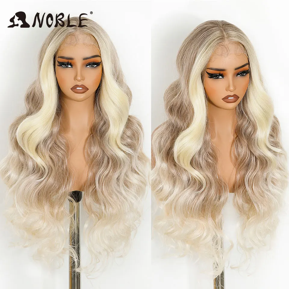 Noble HD Transparent 13X4 Lace Body Wave Ombre Blonde Highlight Wigs 30 Inch Baby Hair Lace Frontal Wig Wave Lace Wig For Women
Noble HD Transparent 13X4 Lace Body Wave Ombre Blonde Highlight Wigs 30 Inch Baby Hair Lace Frontal Wig Wave Lace Wig For Women