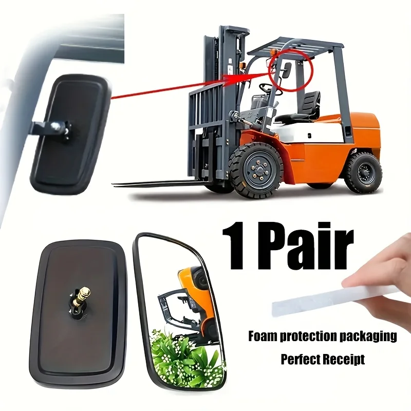 1Pcs 360-Degree Rotation Side Mirror Rearview Mirror For Forklifts Reflective Mirror For 1-5T Model Tractor Mirrors Accessories
1Pcs 360-Degree Rotation Side Mirror Rearview Mirror For Forklifts Reflective Mirror For 1-5T Model Tractor Mirrors Accessories