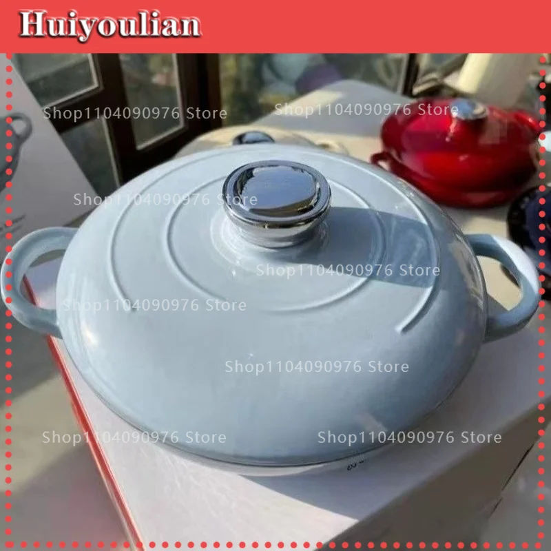 26CM Double Handle Enamel Seafood Pot for Home Kitchen Induction Gas Stove Universal
26CM Double Handle Enamel Seafood Pot for Home Kitchen Induction Gas Stove Universal