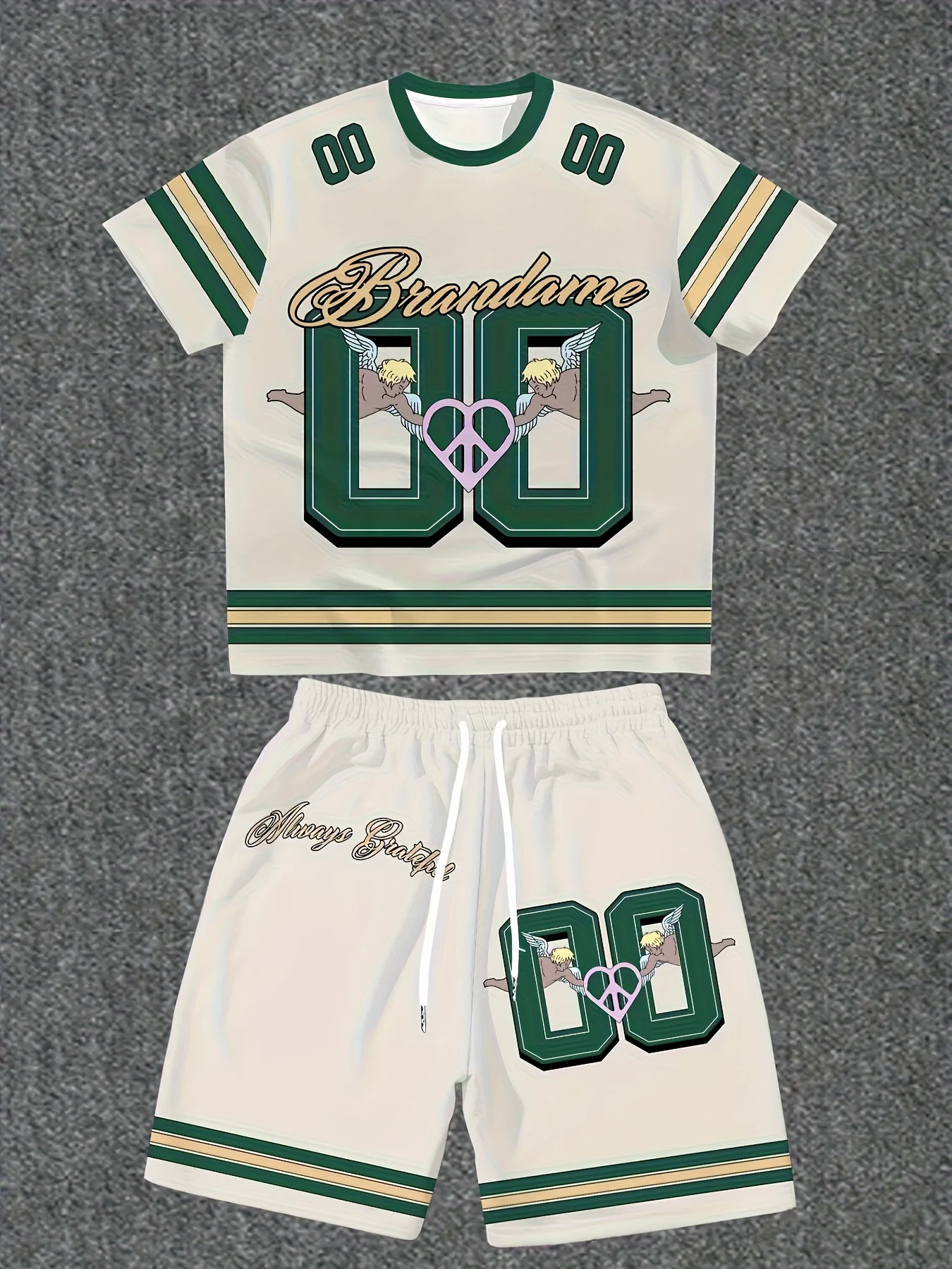 Летний мужской комплект 2026: футболка оверсайз в стиле Y2K, быстросохнущие шорты для тренировок и фитнеса, удобный и дышащий трикотаж
Летний мужской комплект 2026: футболка оверсайз в стиле Y2K, быстросохнущие шорты для тренировок и фитнеса, удобный и дышащий трикотаж