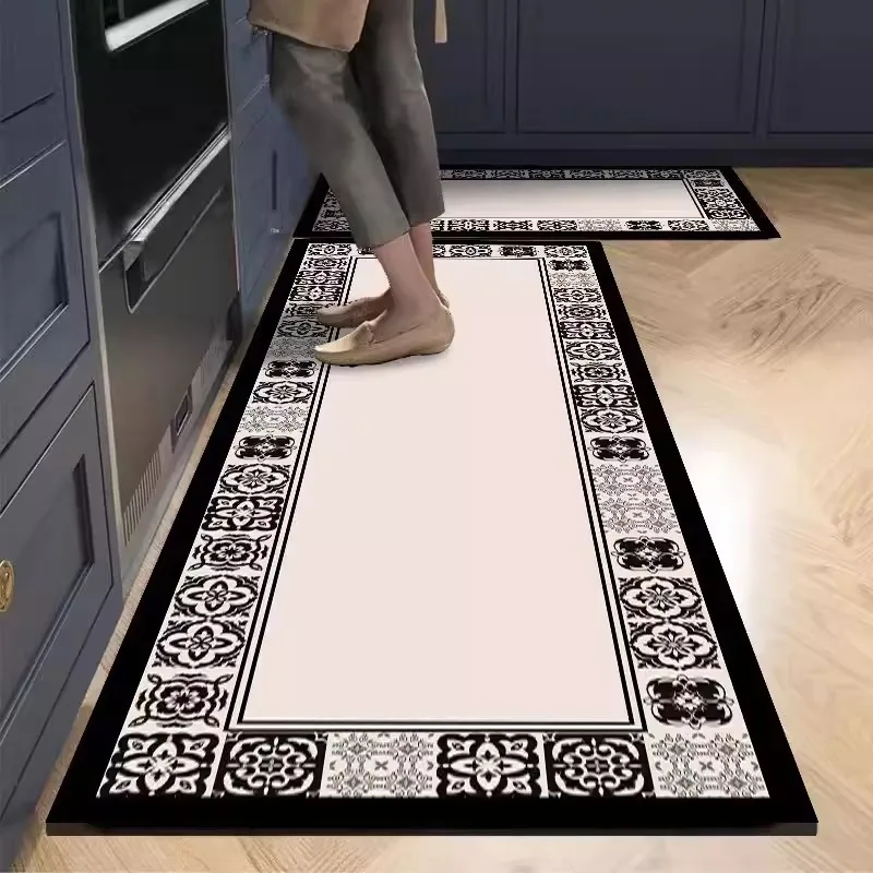 Kitchen Floor Mat PVC Waterproof Oil-proof Non-Slip Leather Foot Mats Minimalist Carpet Long Rug Home Decor Alfombra De Cocina
Kitchen Floor Mat PVC Waterproof Oil-proof Non-Slip Leather Foot Mats Minimalist Carpet Long Rug Home Decor Alfombra De Cocina
