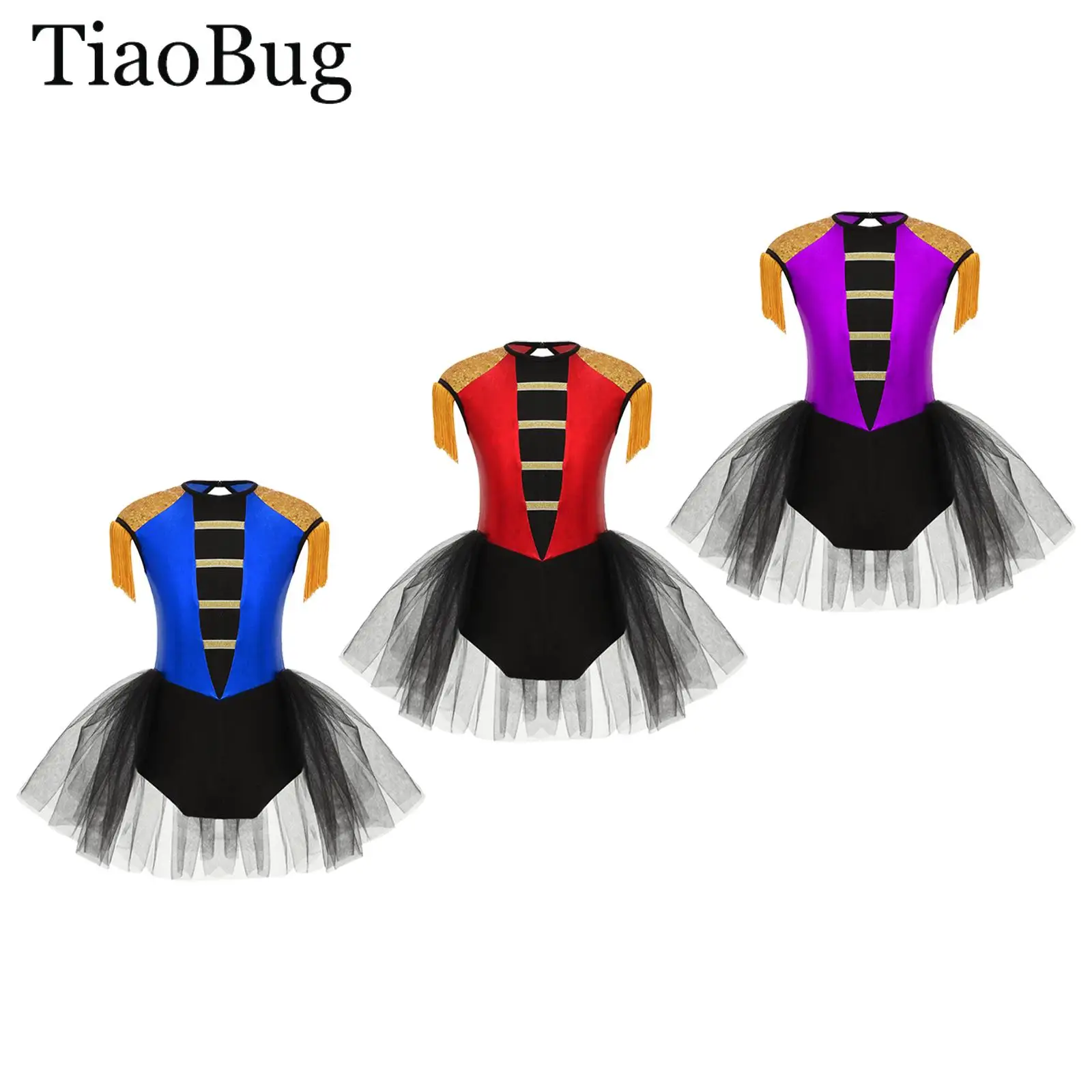 Girls Circus Ringmaster Cosplay Costume Sleeveless Sequins Tassels Leotard Tutu Dress Jumpsuit Unitard Lion Tamer Role Play
Girls Circus Ringmaster Cosplay Costume Sleeveless Sequins Tassels Leotard Tutu Dress Jumpsuit Unitard Lion Tamer Role Play