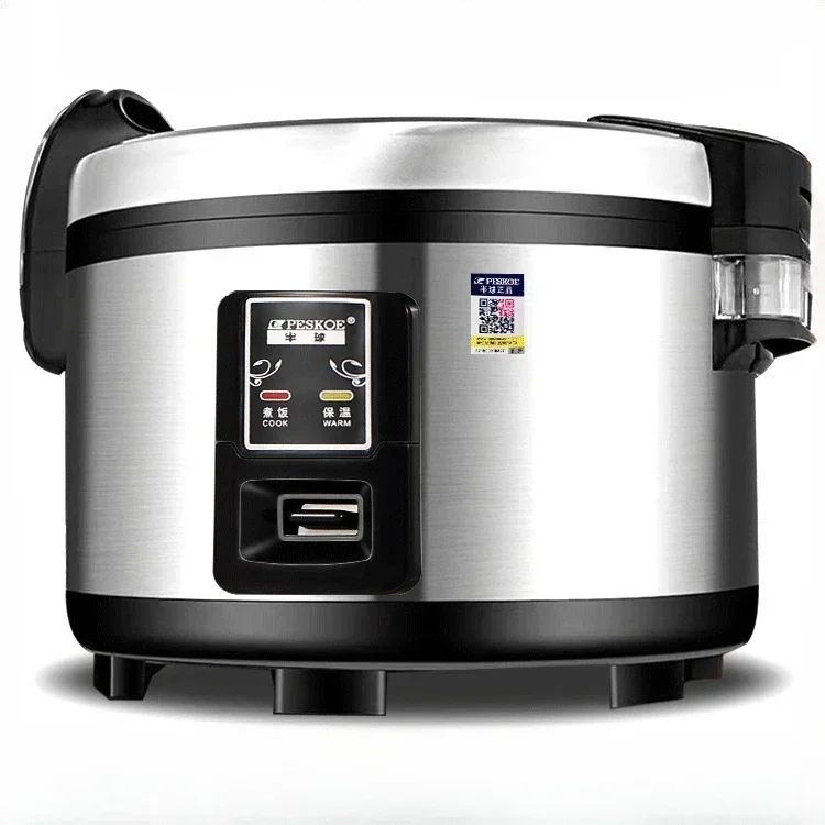Commercial restaurant hotel cafeteria electric rice cooker. Large capacity. New household electric rice cooker.
Commercial restaurant hotel cafeteria electric rice cooker. Large capacity. New household electric rice cooker.