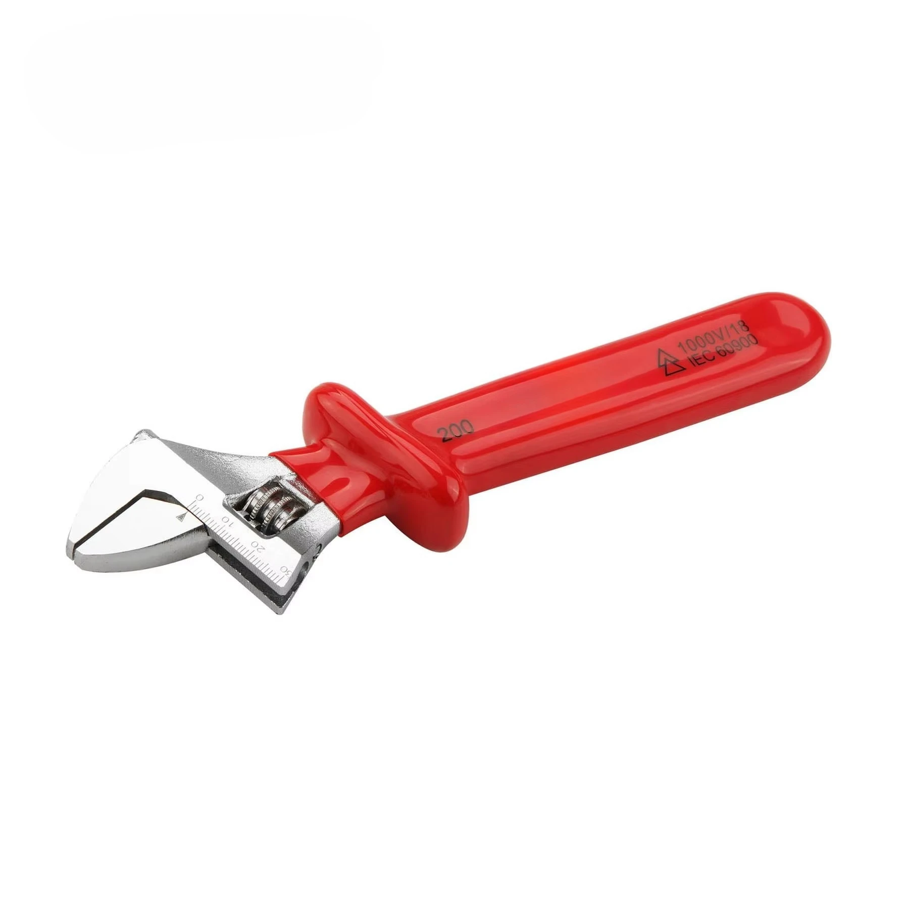 564008 200mm Crv Insulated Combination Adjustable Wrench
564008 200mm Crv Insulated Combination Adjustable Wrench