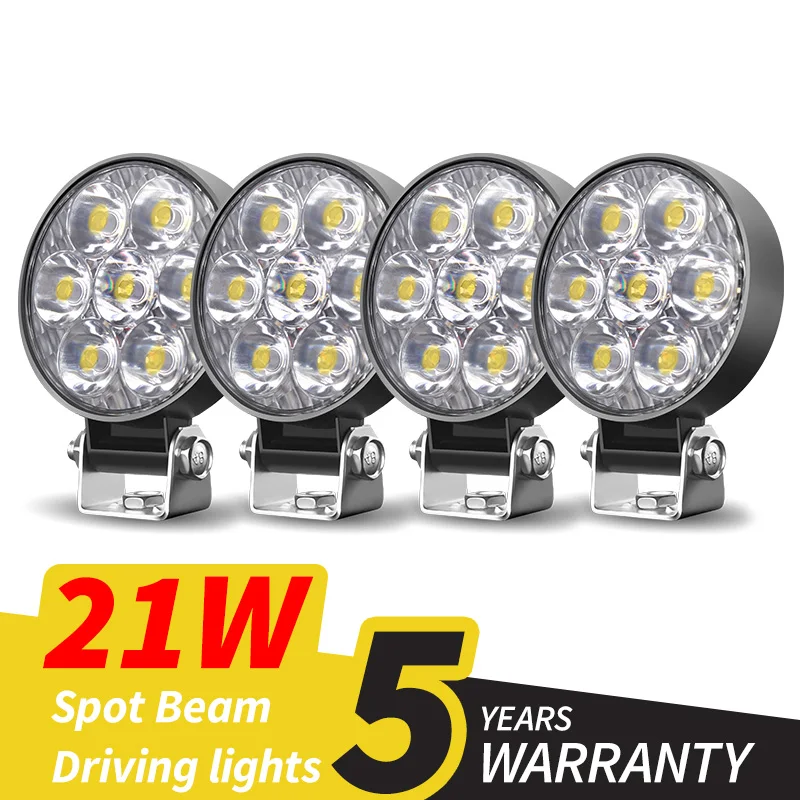 21W 7LED Work Lights Square Auto ATV Truck Off Road Spotlight Floodlight 12V-24V 5800-6200K Mini LED Headlight Car Accessories
21W 7LED Work Lights Square Auto ATV Truck Off Road Spotlight Floodlight 12V-24V 5800-6200K Mini LED Headlight Car Accessories