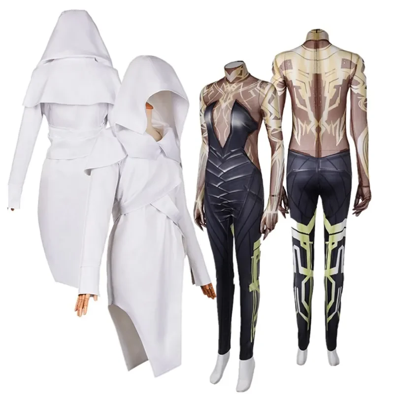 FC6Fantasia Arcane Mel Medarda Cosplay Costume LoL Disguise Adult Women White Hooded Dress Outfits Halloween Carnival Party@FC8!
FC6Fantasia Arcane Mel Medarda Cosplay Costume LoL Disguise Adult Women White Hooded Dress Outfits Halloween Carnival Party@FC8!