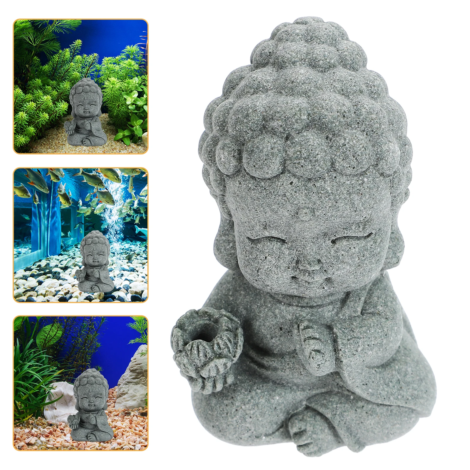 Buddha Statue Ornament Small Decor For Home Fish Tank Decoration Decorate Landscape Stone Resin
Buddha Statue Ornament Small Decor For Home Fish Tank Decoration Decorate Landscape Stone Resin