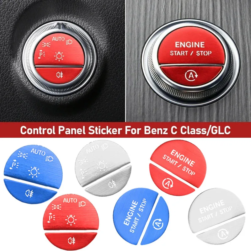 Suitable for Mercedes Benz C GLC W206 X254 W214 One Key Start Decorative Sticker E-Class Headlight Switch Start Engine Button
Suitable for Mercedes Benz C GLC W206 X254 W214 One Key Start Decorative Sticker E-Class Headlight Switch Start Engine Button