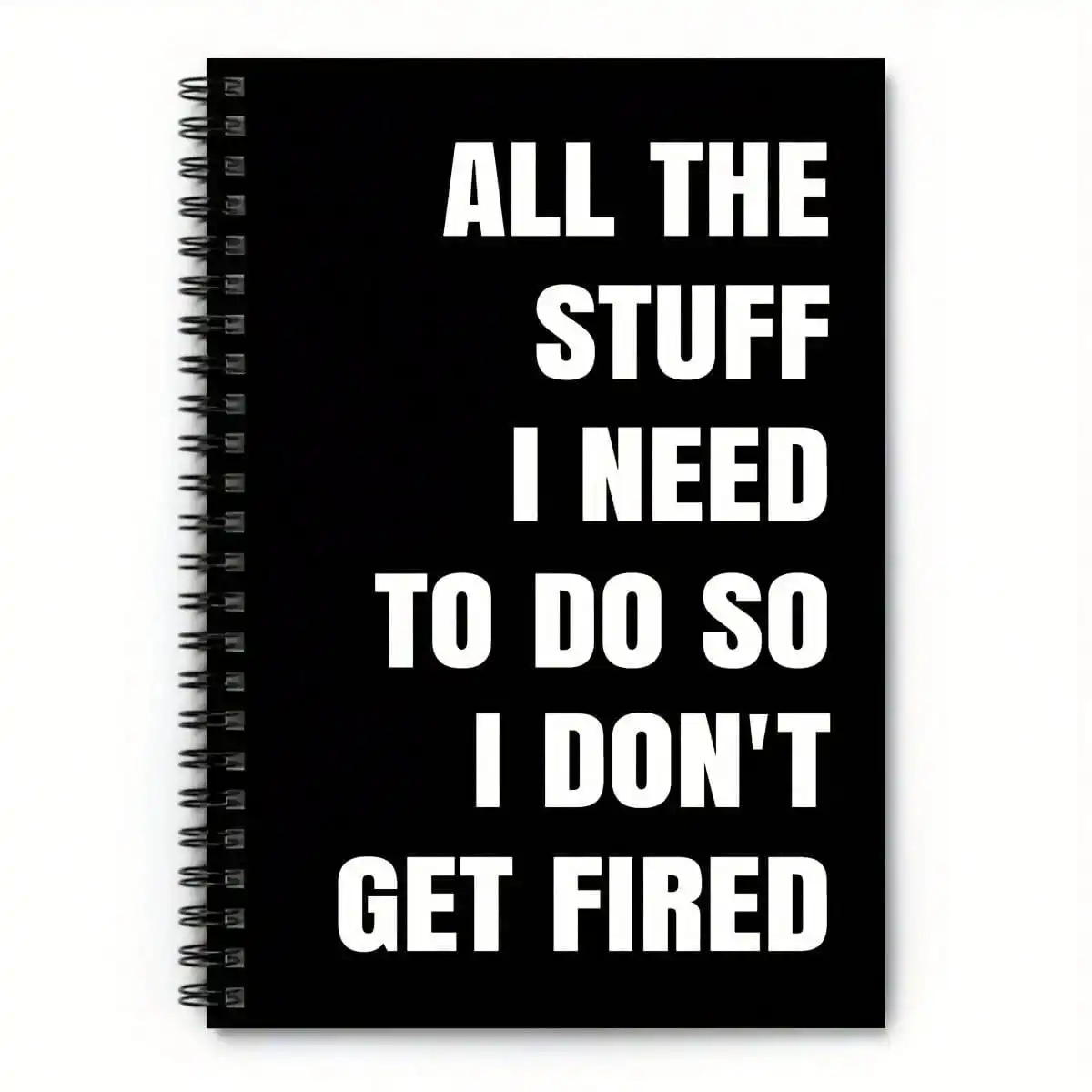 Funny Work Notebook, Motivational Quote Journal, Office Coworker Gift
Funny Work Notebook, Motivational Quote Journal, Office Coworker Gift