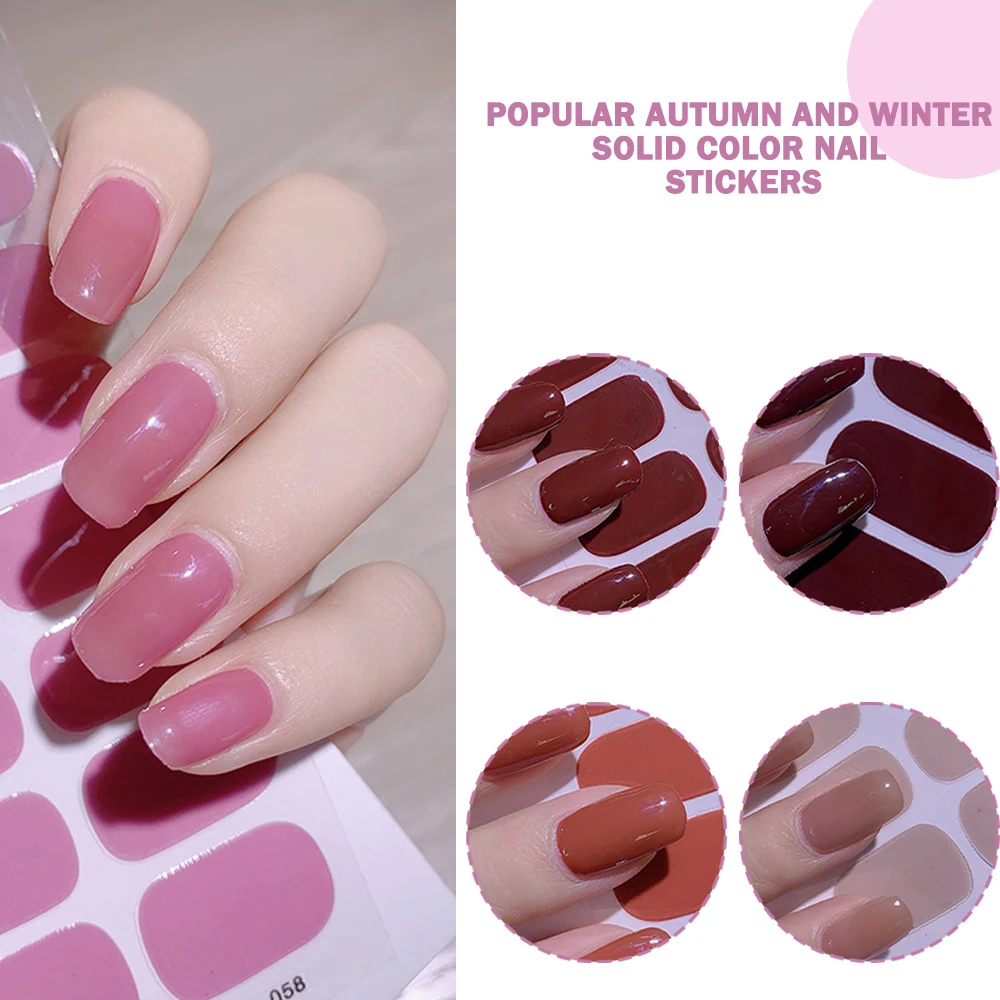 Fashionable Solid-Color Nail Stickers Multifunctional Colored Nail Patch For DIY Nails Art
Fashionable Solid-Color Nail Stickers Multifunctional Colored Nail Patch For DIY Nails Art
