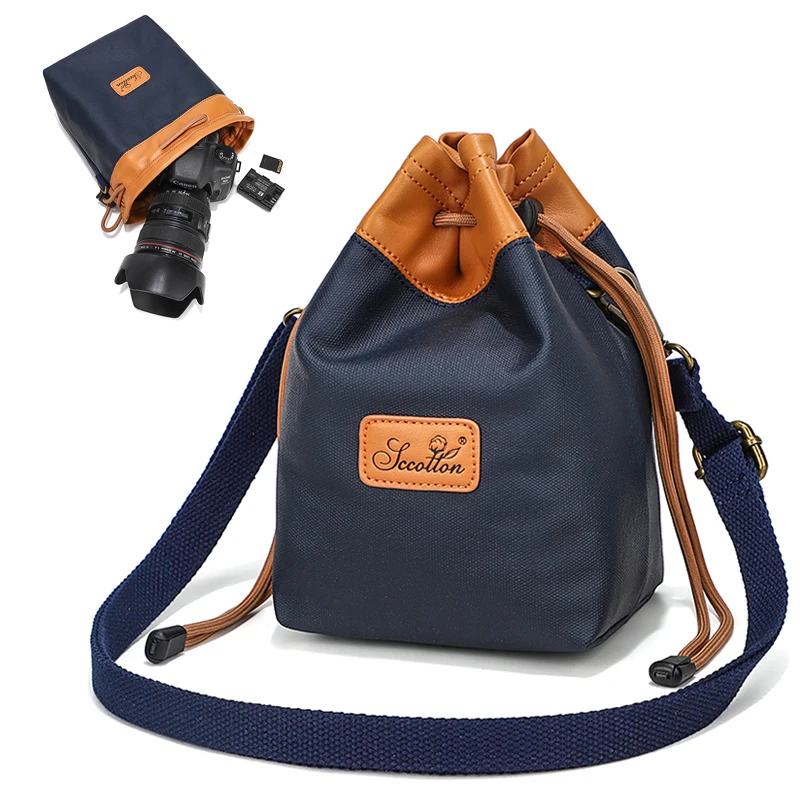 Fashion Portable Camera Bag Handbag Lens Protective Photography Lens Case for Mirrorless Cameras With Shoulder Strap
Fashion Portable Camera Bag Handbag Lens Protective Photography Lens Case for Mirrorless Cameras With Shoulder Strap