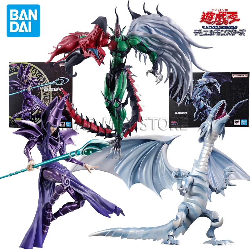 Bandai SHM Dark Magician Action Figures Red-Eyes Black Dragon Elemental HERO Flame Wingman Yu-Gi-Oh! Duel Monsters Anime Figures
Bandai SHM Dark Magician Action Figures Red-Eyes Black Dragon Elemental HERO Flame Wingman Yu-Gi-Oh! Duel Monsters Anime Figures