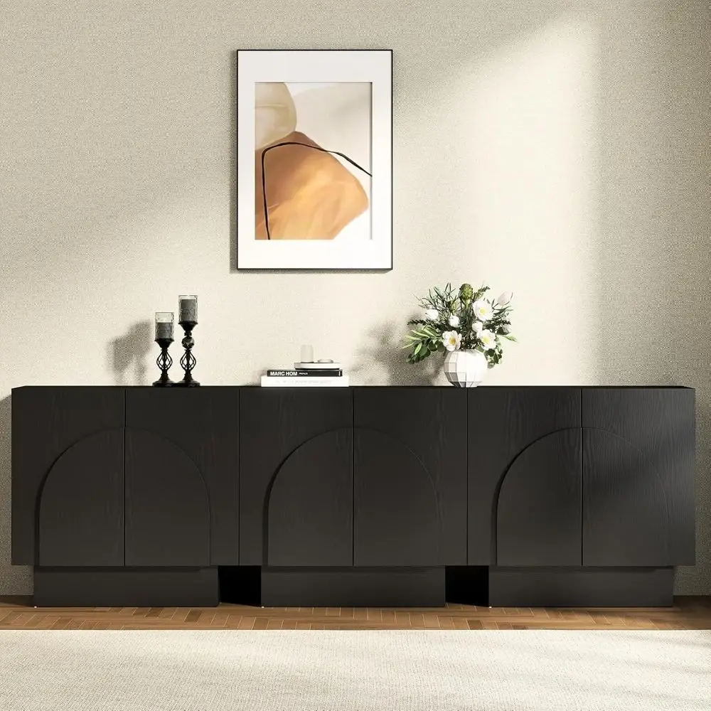 Arched Entryway Accent Coffee Bar Station, Storage Sideboard Cabinet for Living Room, Kitchen, or Hallway, Set of 3
Arched Entryway Accent Coffee Bar Station, Storage Sideboard Cabinet for Living Room, Kitchen, or Hallway, Set of 3
