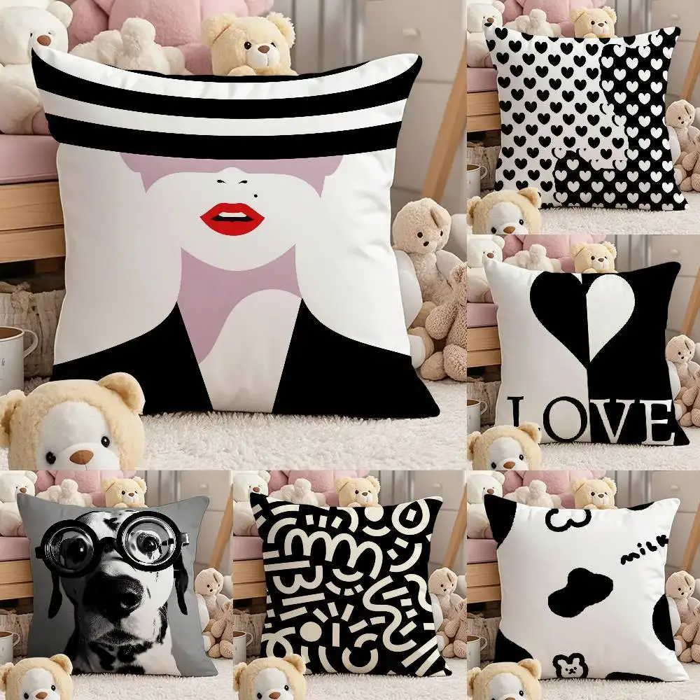 Advanced Black White Anime Pillow Case Comfort Sofa Bed Silky Elegant Invisible Zipper Custom Decorative Cushion Cover
Advanced Black White Anime Pillow Case Comfort Sofa Bed Silky Elegant Invisible Zipper Custom Decorative Cushion Cover