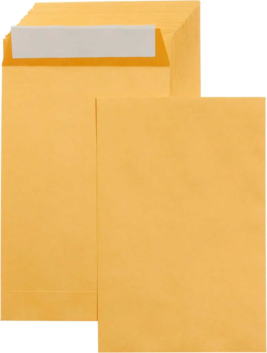 Self Seal Catalog Envelopes for Business Mailing, Peel and Seal, 6x9, Brown Kraft, 100-Pack
Self Seal Catalog Envelopes for Business Mailing, Peel and Seal, 6x9, Brown Kraft, 100-Pack