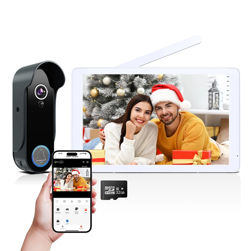 Tuya Smart Wireless Visual Doorphone Phone with 8 Inch Screen Monitor Video Doorbell Camera HD 1080p
Tuya Smart Wireless Visual Doorphone Phone with 8 Inch Screen Monitor Video Doorbell Camera HD 1080p
