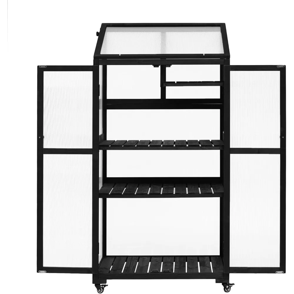 Indoor Greenhouse Cabinet, Plant Cabinet, Balcony Portable Cold Frame with Wheels and Adjustable Shelves, Plant Shelves
Indoor Greenhouse Cabinet, Plant Cabinet, Balcony Portable Cold Frame with Wheels and Adjustable Shelves, Plant Shelves