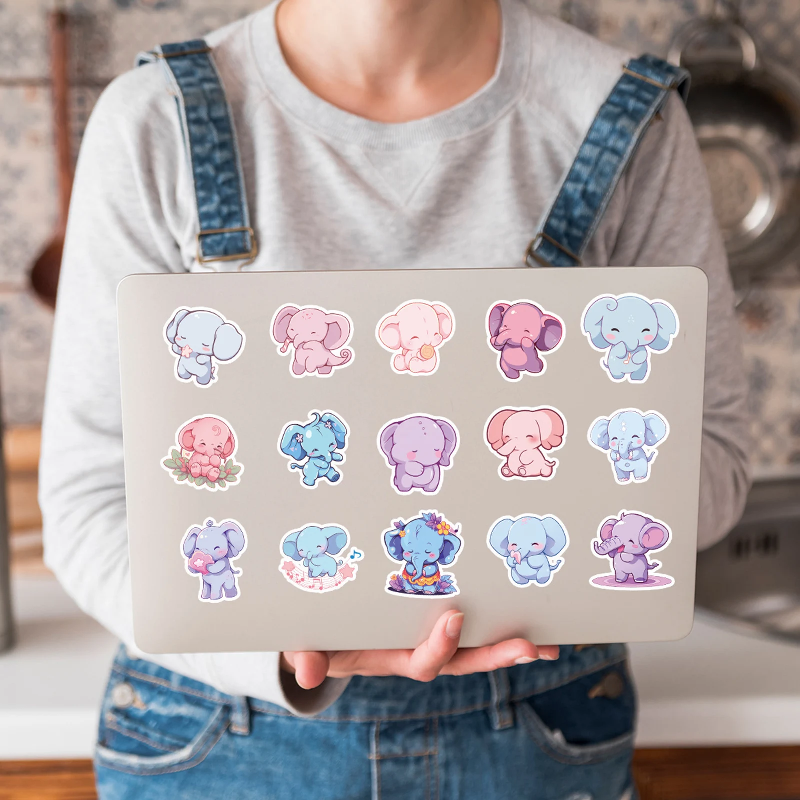 100Pcs Cute Cartoon Elephant Stickers for Phone Laptop Decoration PVC Waterproof Decals
100Pcs Cute Cartoon Elephant Stickers for Phone Laptop Decoration PVC Waterproof Decals