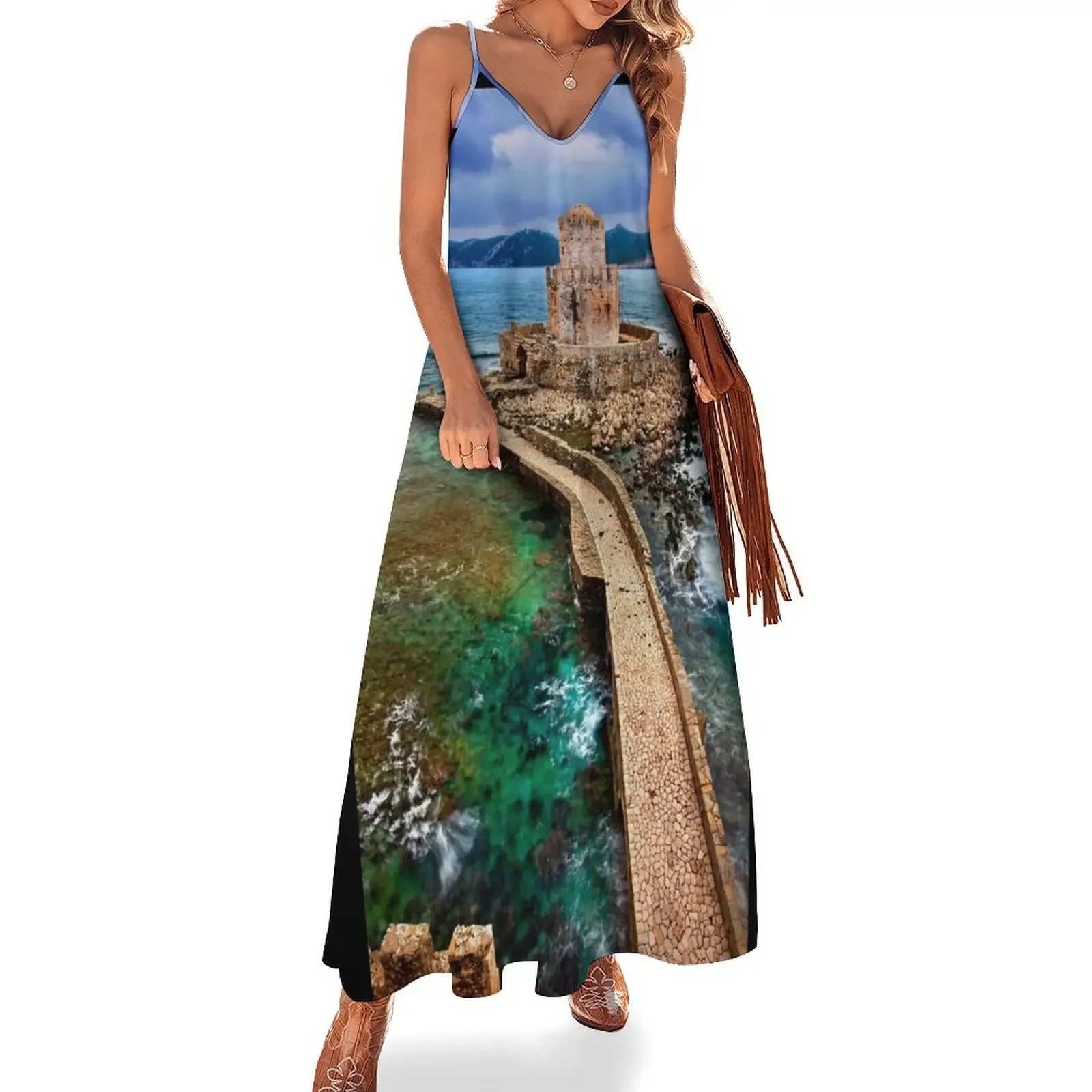 The Tower of the Sea Sleeveless Dress dresses for woman 2025 chic and elegant evening dress women dresses Dress
The Tower of the Sea Sleeveless Dress dresses for woman 2025 chic and elegant evening dress women dresses Dress
