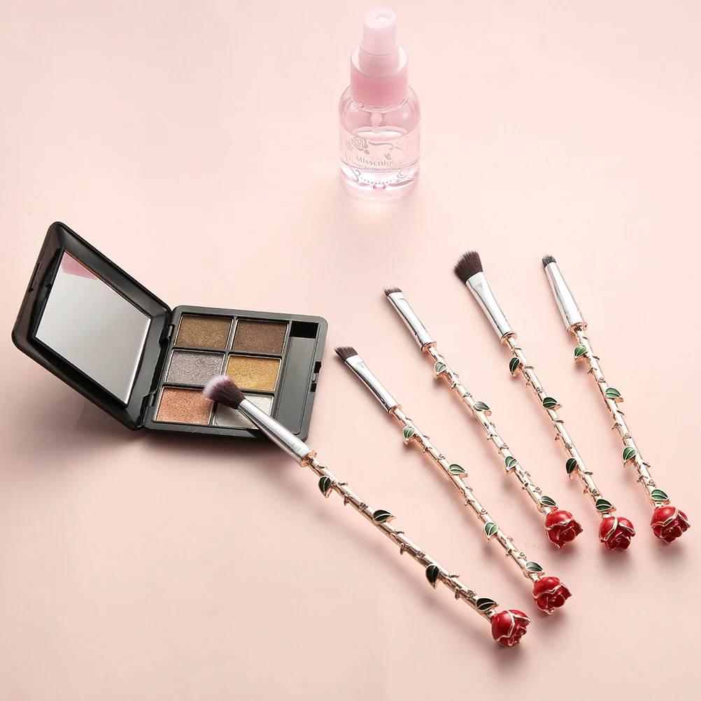 5pcs Makeup Set Unique Creative Brushes Rose Makeup Brush Set Handle Comfortable Daily Professional Gift
5pcs Makeup Set Unique Creative Brushes Rose Makeup Brush Set Handle Comfortable Daily Professional Gift